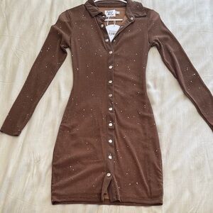 Princess Polly Brown Dress